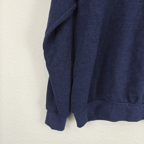 Aviator Nation BOLT CREW SWEATSHIRT In Navy Blue Size Medium Unisex - Picture 13 of 16